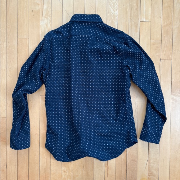 Men’s Taylor Stitch California Shirt in Indigo Blue Pyramid Small 38 - Picture 8 of 8